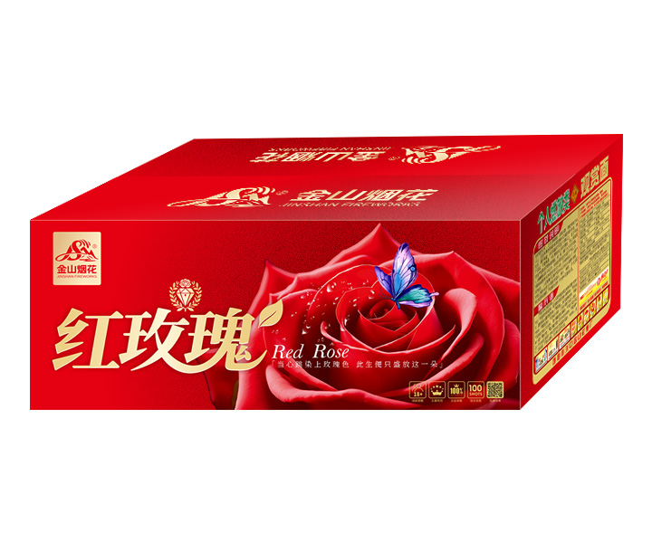 100发红玫瑰